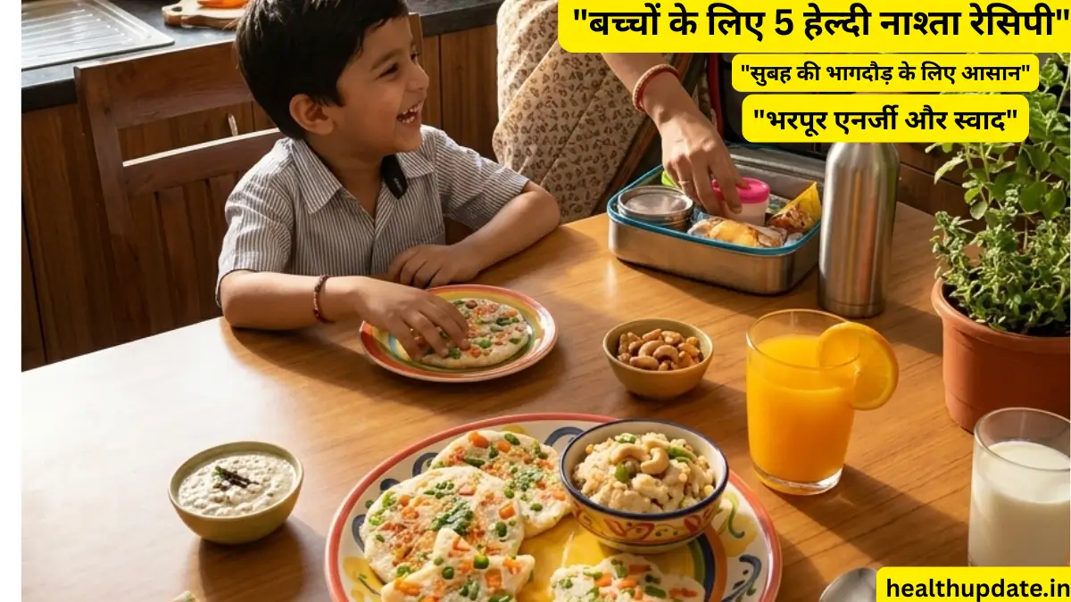 बच्चों के लिए हेल्दी नाश्ता और सुबह की रेसिपी