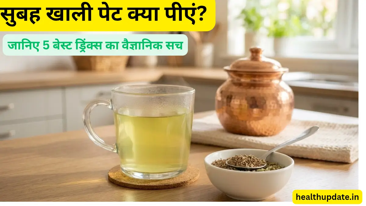 सुबह खाली पेट क्या पीना चाहिए इसके लिए बेस्ट हेल्दी ड्रिंक्स